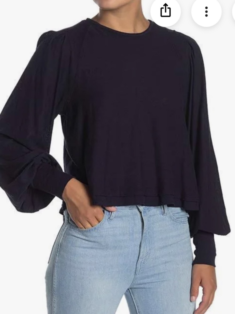 Free People Womens Billie Top size L